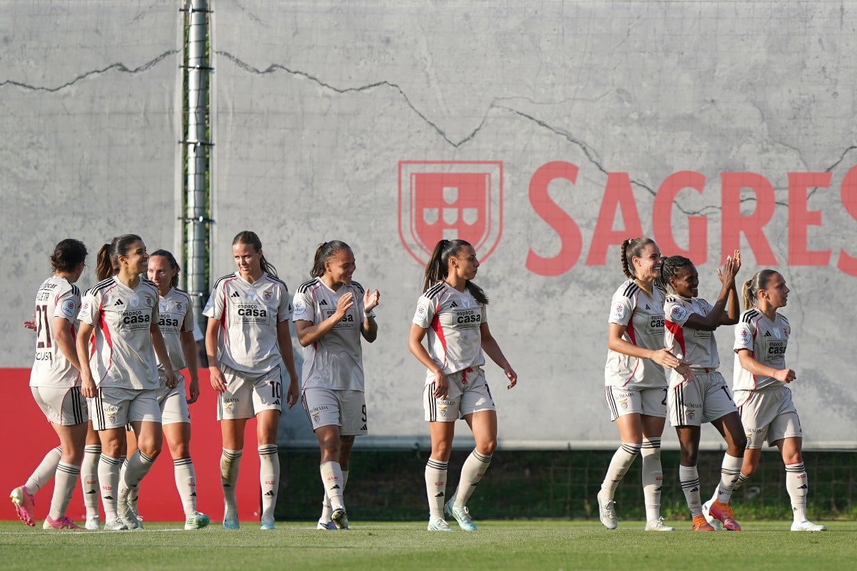 Benfica hexacampeão nacional feminino de futebol ao vencer em Braga