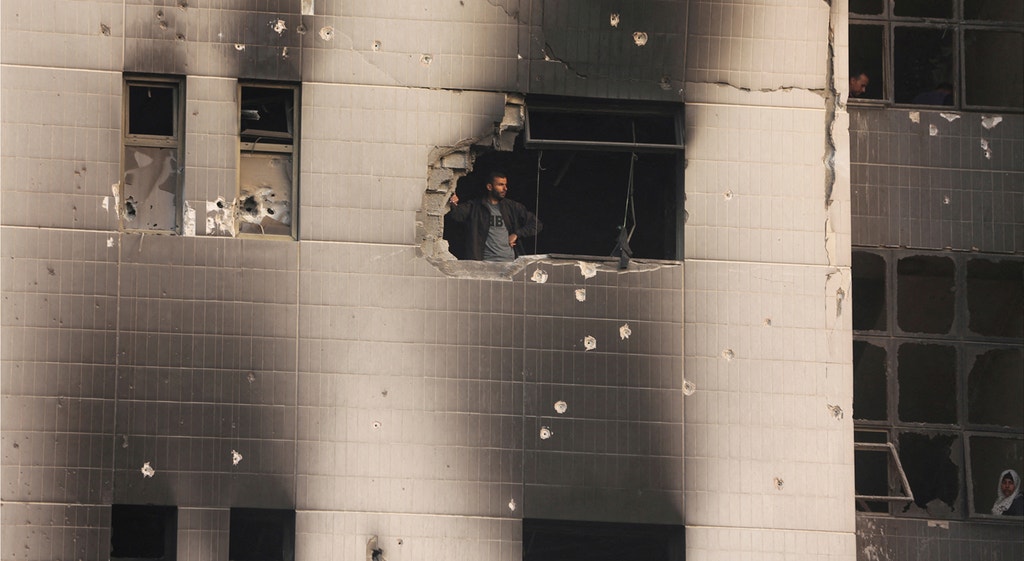 Imagem ilustrativa: Cidade de Gaza. Hospital Al Shifa