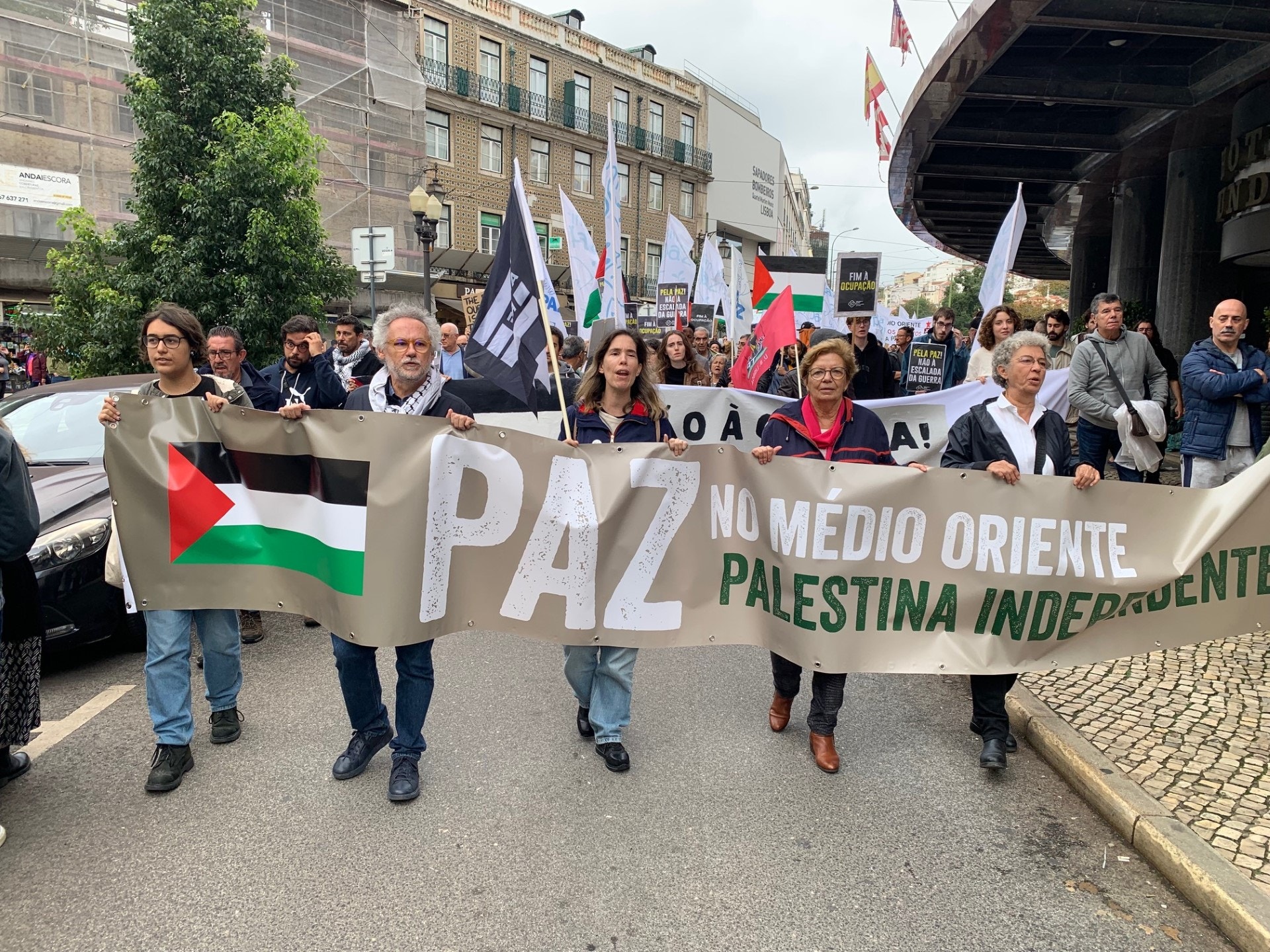  Manifesta&ccedil;&atilde;o em Lisboa. Foto: Ant&oacute;nio Antunes - RTP 