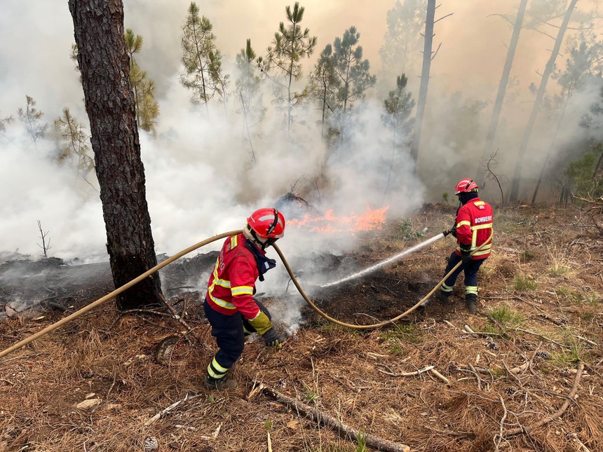 Imagem de Incêndio em Vila Pouca de Aguiar mobiliza duas centenas de operacionais