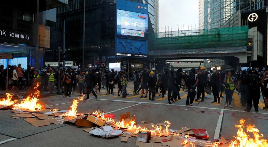 Protestos têm sido uma constante em Hong Kong nos últimos tempos
