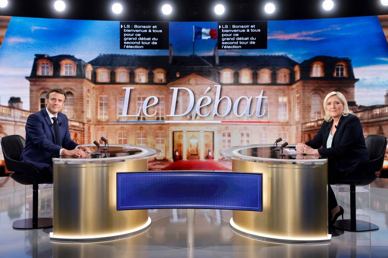 Die Umfragen gaben Macron den Sieg.  Krieg in der Ukraine und EU-Marken-Debatte in Frankreich