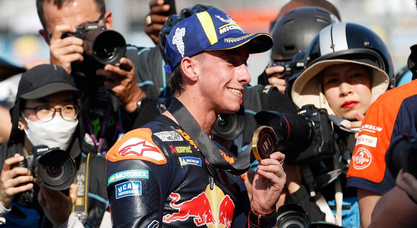 Imagem de Acosta é o mais jovem a vencer uma corrida sprint em MotoGP