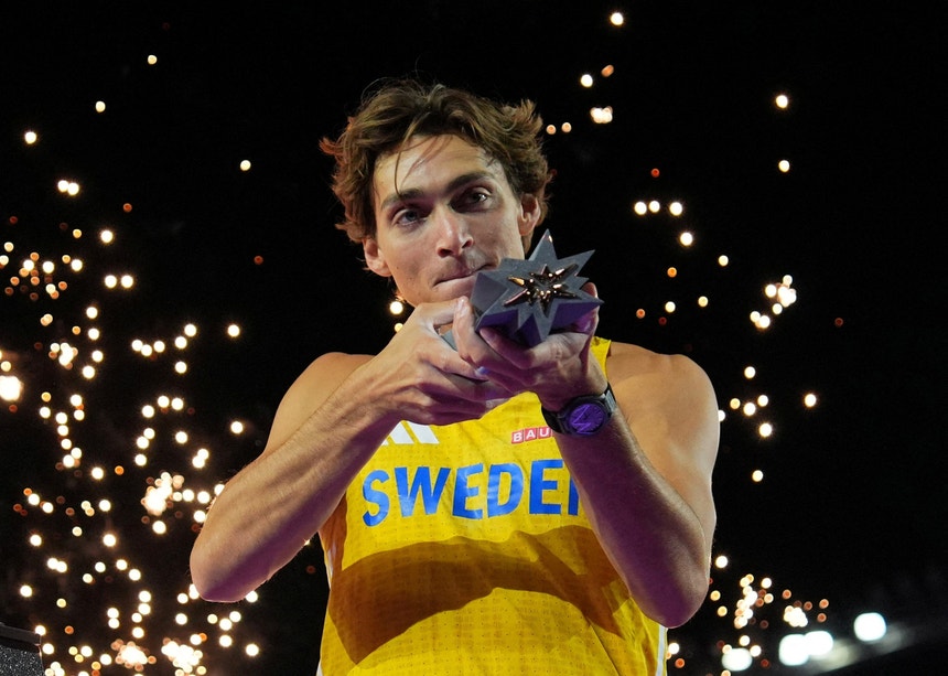 Imagem de Armand Duplantis entre os finalistas a atleta europeu do ano