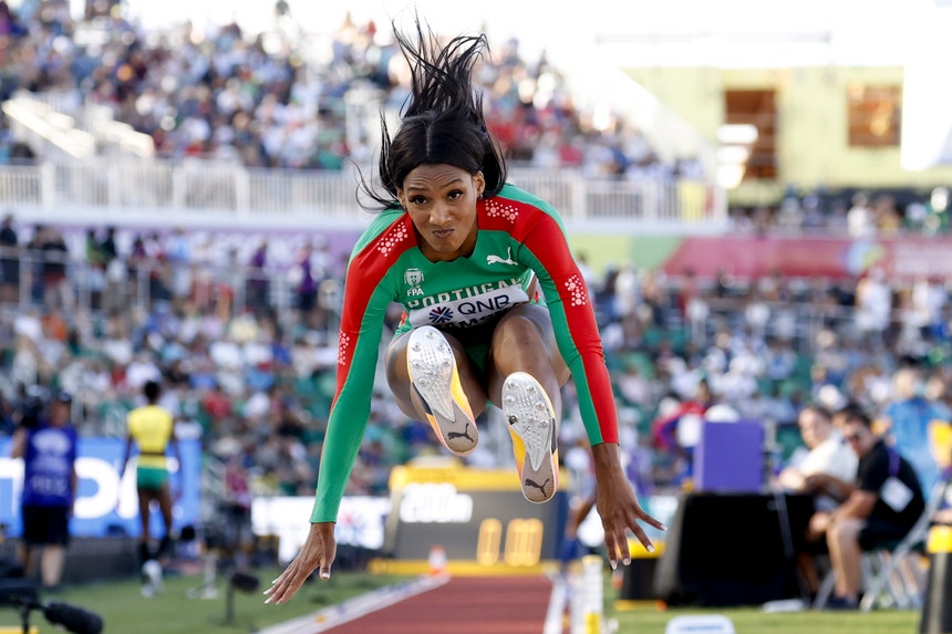 Patrícia Mamona foi oitava na final do triplo salto
