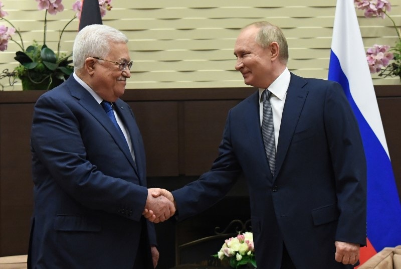 Putin e Abbas voltam a encontrar-se seis anos depois
