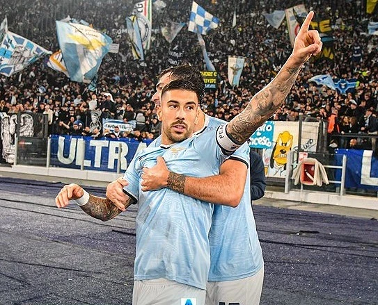 A equipa da Lazio foi mais forte
