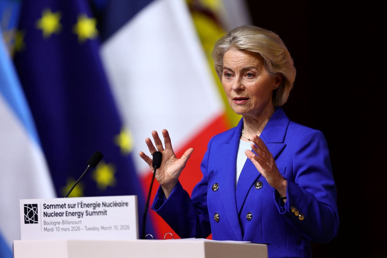 Von der Leyen announces €200m for EU to invest in nuclear power and avoid vulnerabilities