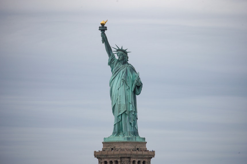 Antes da proeza de Okoumou, vários ativistas haviam sido detidos nas proximidades da Estátua da Liberdade
