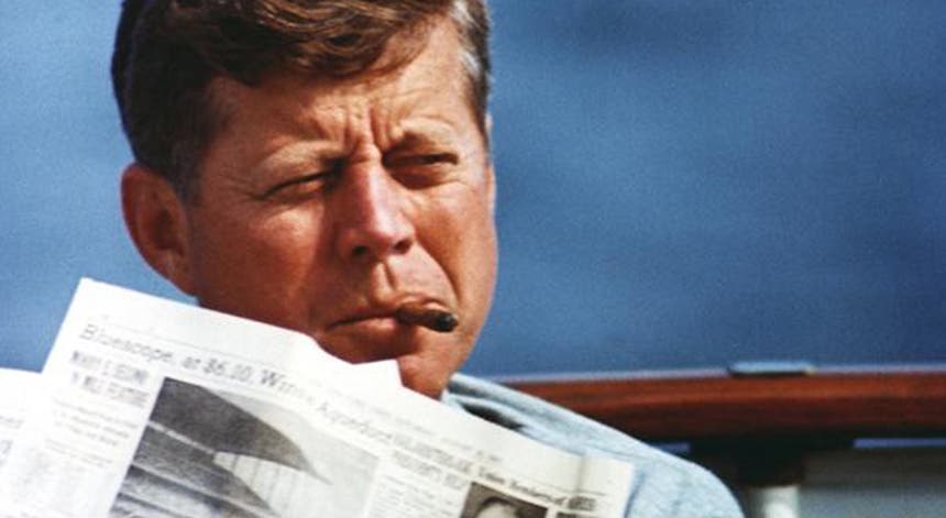 O presidente John K. Kennedy foi assassinado aos 46 anos. Foto: Reuters O presidente John K. Kennedy foi assassinado aos 46 anos. Foto: Reuters