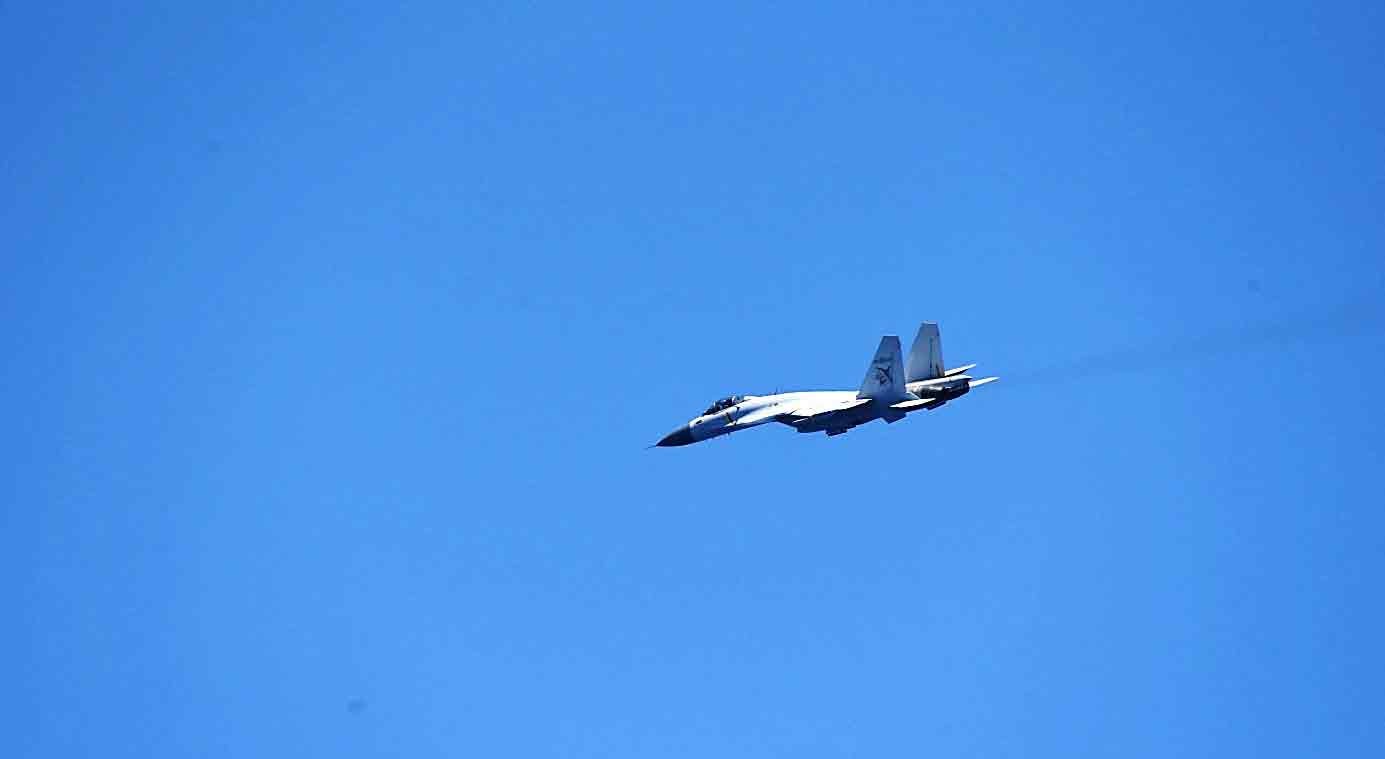 台湾、航空機24機と中国軍艦5隻を探知