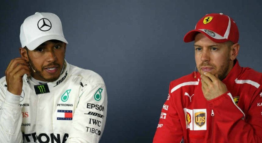 Hamilton e Vettel são os dois principais candidatos à vitória no campeonato

