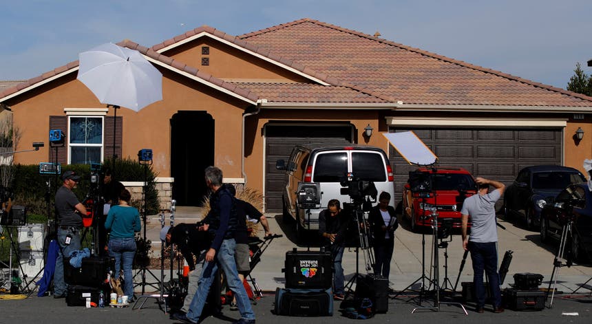 A casa da família Turpin em Perris, Los Angeles. Foto: Mike Blake - Reuters