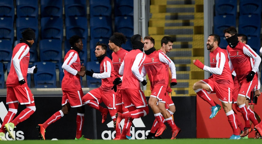 A equipa do Sp. Braga quer sair da fase de grupos com uma vitória na Turquia
