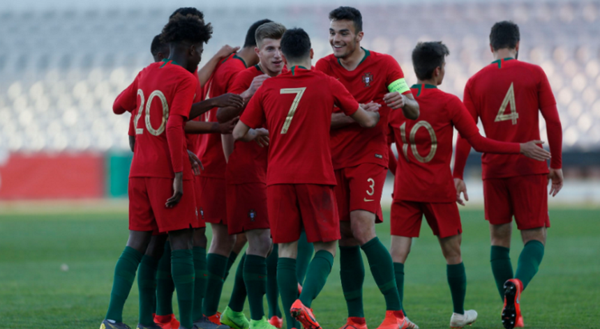 Seleção portuguesa de sub-19 venceu a Itália e empatou com a Espanha
