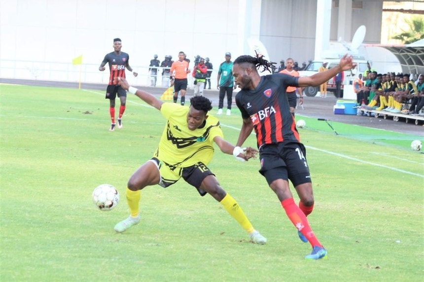 Final da partida Inter - Clube Desportivo 1º de Agosto