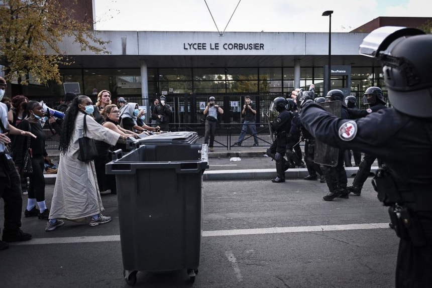 Imagem de França. Protestos contra falta de condições nas escolas duram há duas semanas
