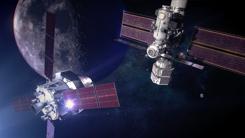  Esta&ccedil;&atilde;o Espacial Lunar de apoio aos astronautas - Miss&atilde;o Artemis / Cr&eacute;ditos: NASA/DR 