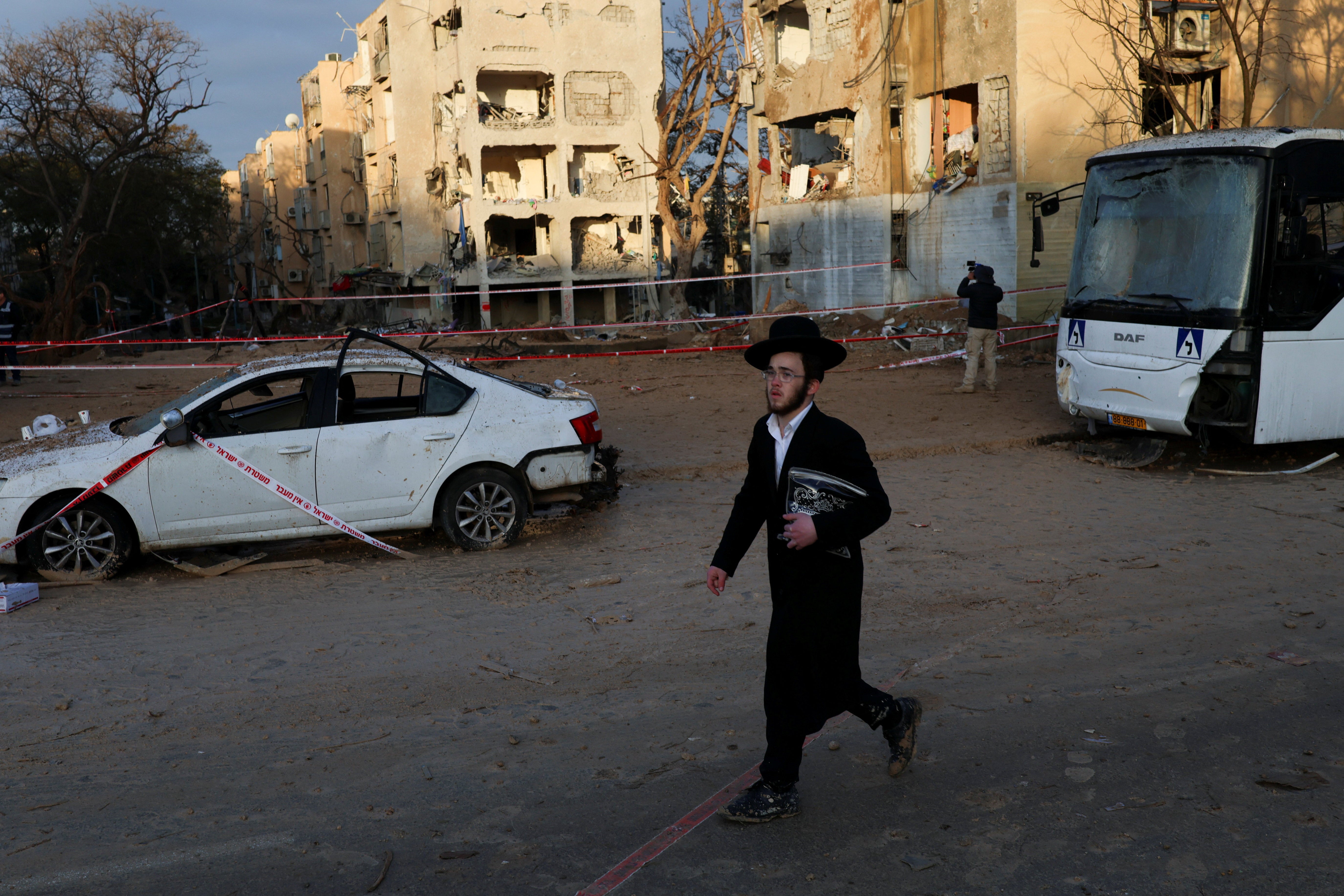 RTP em Arad, uma das cidades israelitas atingidas pelo Ir�o