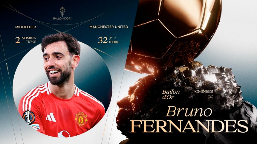Bruno Fernandes entre os nomeados para a Bola de Ouro