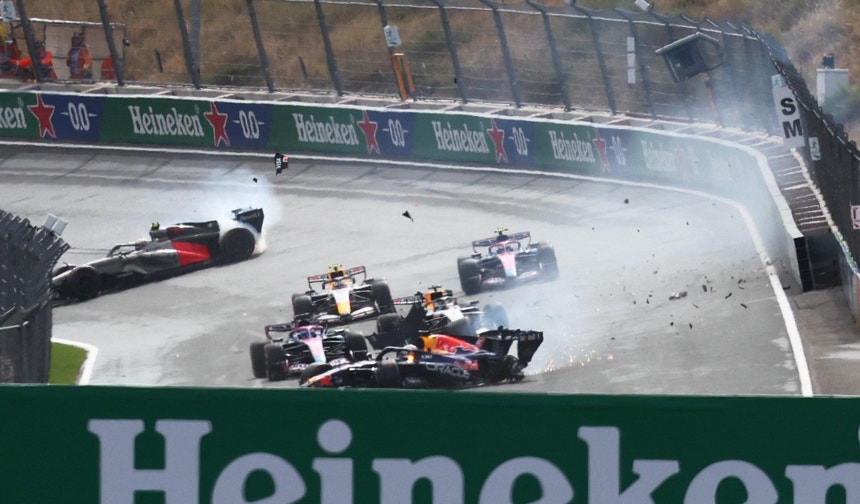 GP dos Países Baixos interrompido devido a acidente de Max Verstappen