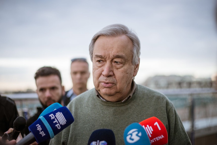 Esta quinta-feira Guterres visita várias cidades da Ucrânia e encontra-se com Zelensky
