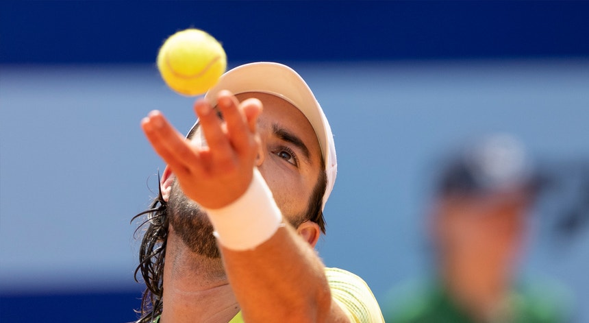 Imagem de Jaime Faria na segunda ronda do Estoril Open