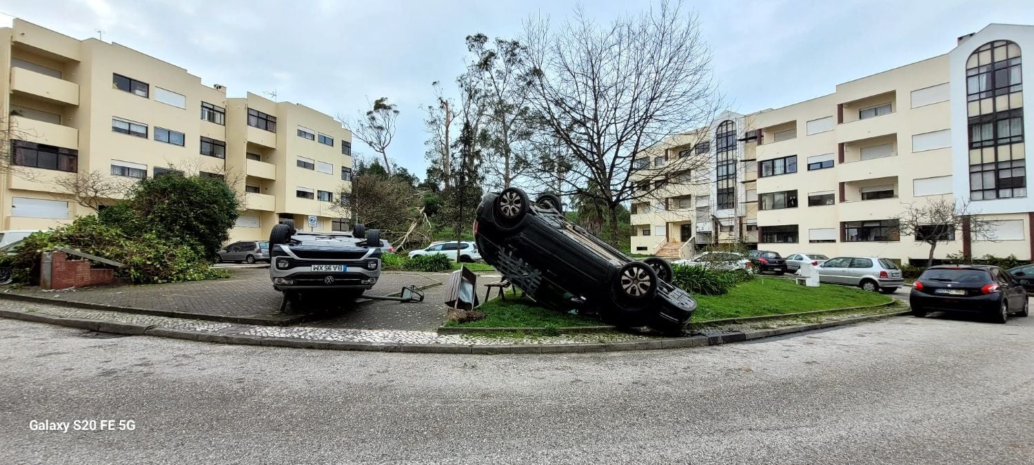 Storm Kristin: minute-by-minute evolution of the severe weather in Portugal