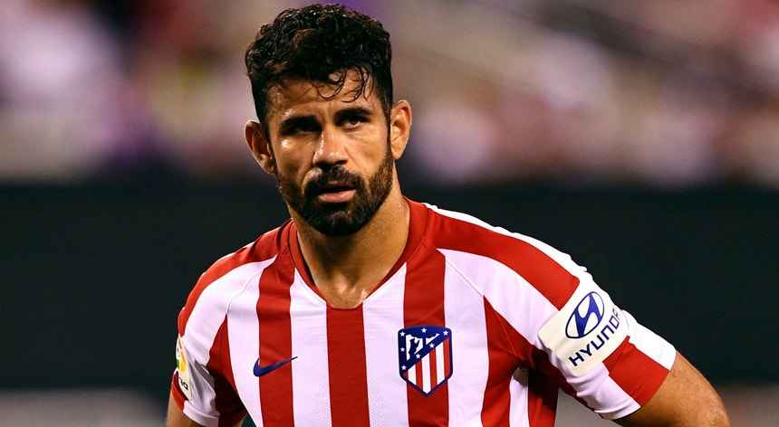 Diego Costa está fora da equipa do Atlético de Madrid mas desconhece-se o tempo de paragem
