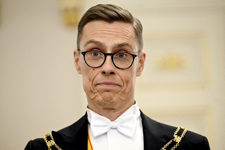 Alexander Stubb tomou posse como presidente da Finlândia a 1 de março de 2024
