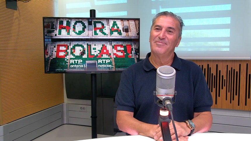 Imagem de "Hora Bolas" com José Peseiro. "Quando deixei o Sporting tive que abalar do país, estava a sofrer"