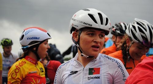 Maria Martins esteve em destaque no Grande Prémio de Minsk em ciclismo de pista 
