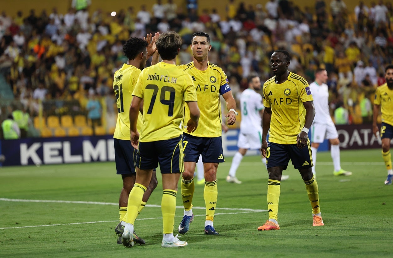 Al Nassr na final da `Champions 2` asiática com Ronaldo e Félix a titulares