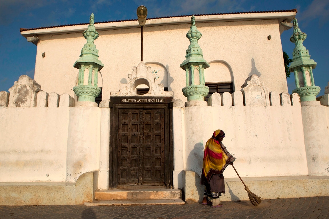  Qu&eacute;nia, Lamu, desde o sec. XIII, assentamento mais antigo da comunidade Swahili, reconhecida pela Unesco como Patrim&oacute;nio Mundial est&aacute; amea&ccedil;ada por inunda&ccedil;&otilde;es | Siegfried Modola - Reuters  