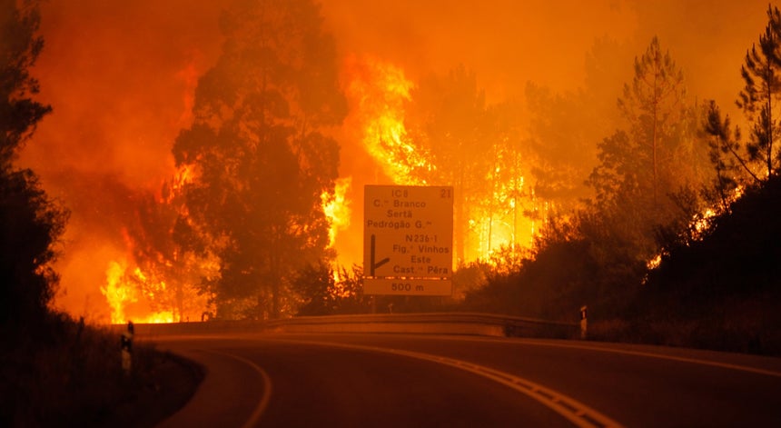 Resultado de imagem para fotos de pedrogão grande