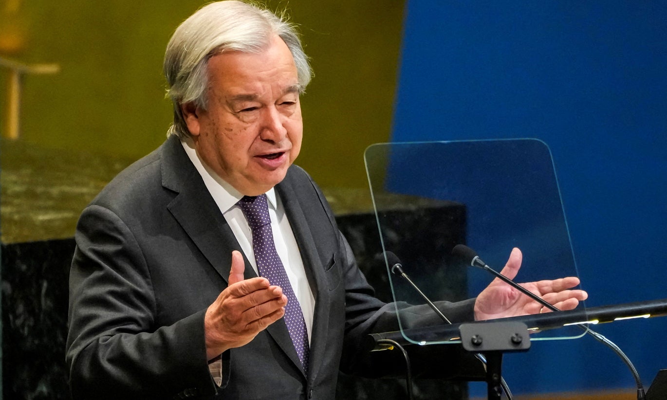Guterres insiste que Carta da ONU continua a ser a melhor esperança para a paz