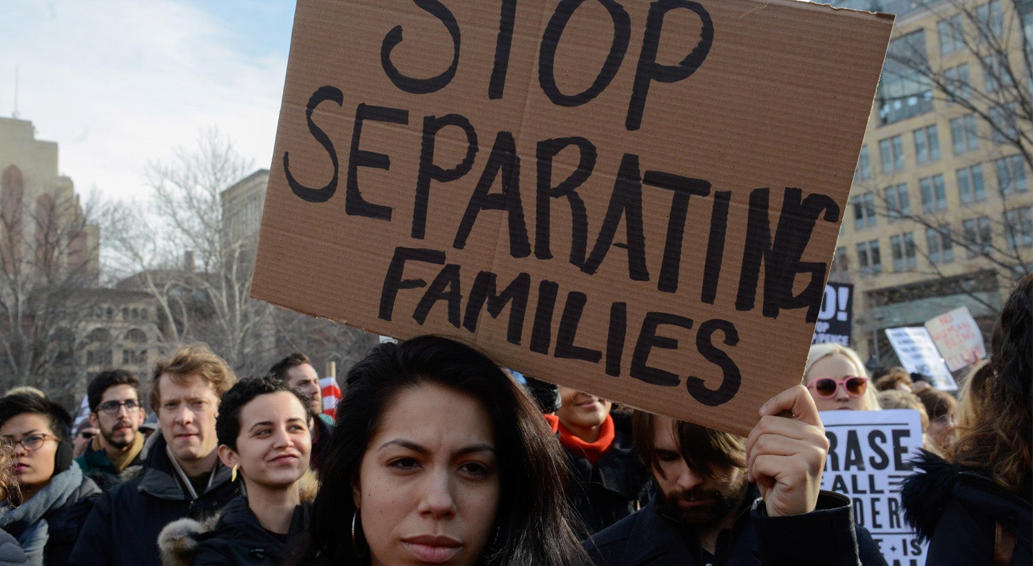 As proibi&ccedil;&otilde;es de entrada nos EUA geraram uma vaga de protestos. Foto: Stephanie Keith - Reuters