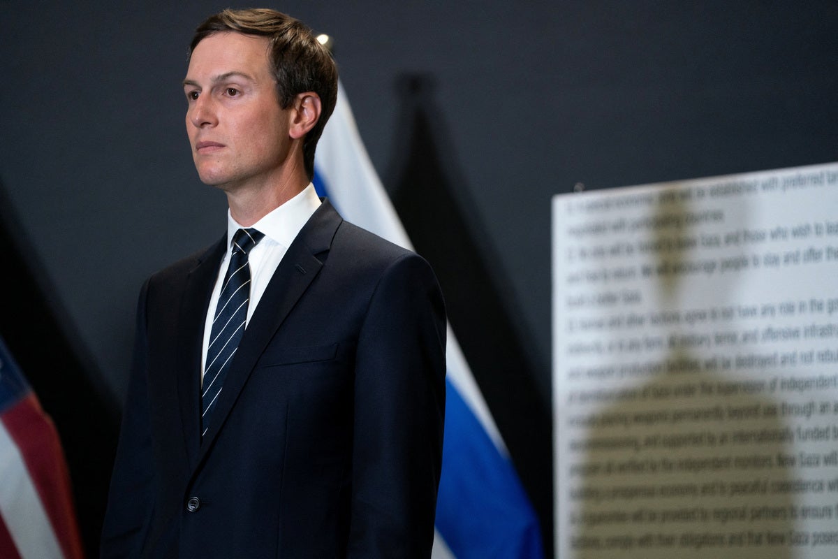 Genro de Trump afasta fundos de reconstrução em Gaza para áreas do Hamas