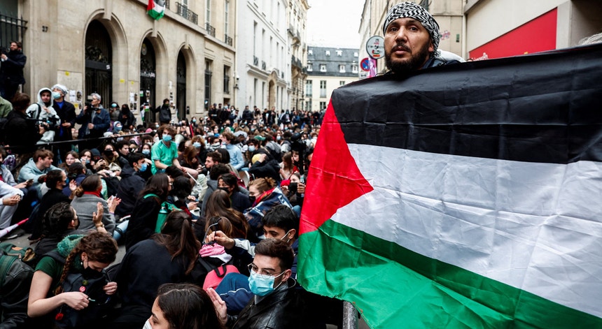 Estudantes e ativistas europeus apelam a cessar-fogo em Gaza
