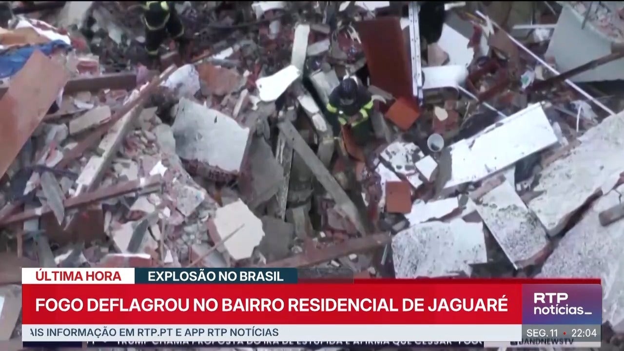 São Paulo. Incêndio após explosão faz vários feridos e pelo menos um morto no Brasil