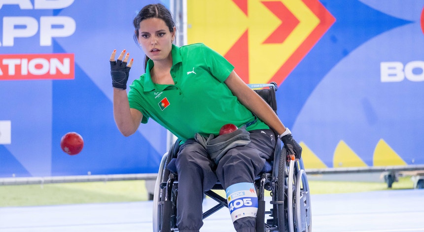 Carla Oliveira campe da Europa de boccia Ana Correia prata e