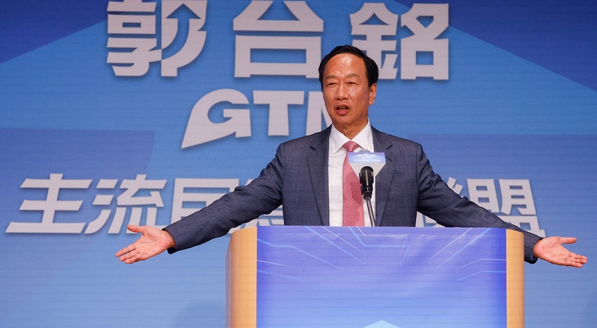 Terry Gou é candidato à presidência de Taiwan
