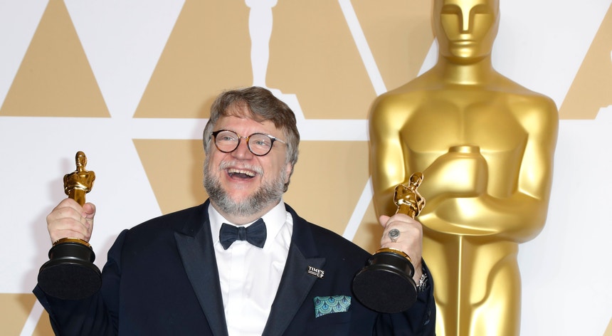 Guillermo del Toro, com o filme "A forma da água", ganhou o prémio de melhor realização

