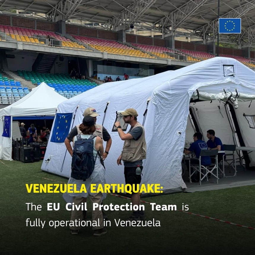 RTP Antena 1 falou com português que coordena o Mecanismo Europeu de Proteção Civil na Venezuela