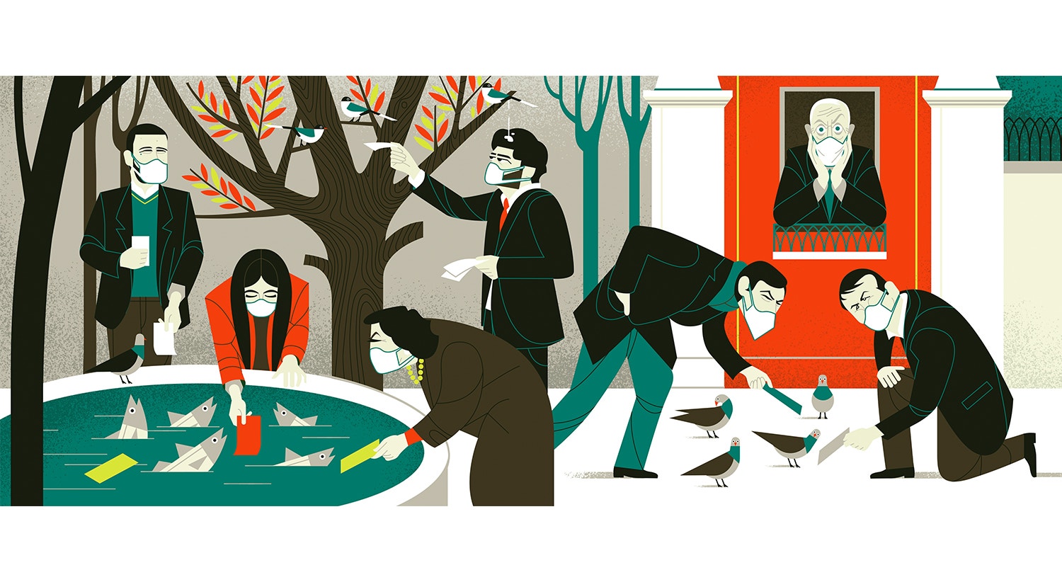  A dificuldade dos candidatos para fazerem campanha com o pa&iacute;s confinado. Mas h&aacute; um que n&atilde;o parece preocupado. Cartoon de Tiago Albuquerque. 