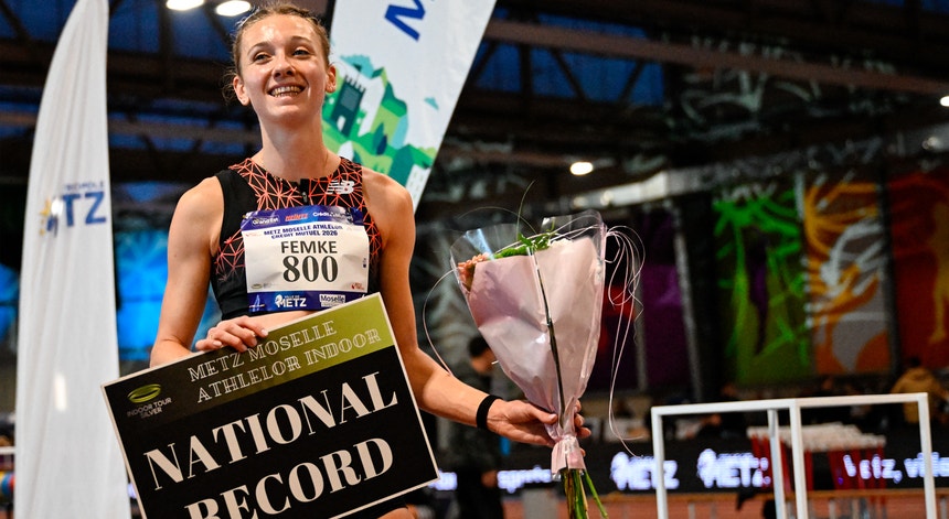 Imagem de Femke Bol estreia-se nos 800 metros com recorde nacional