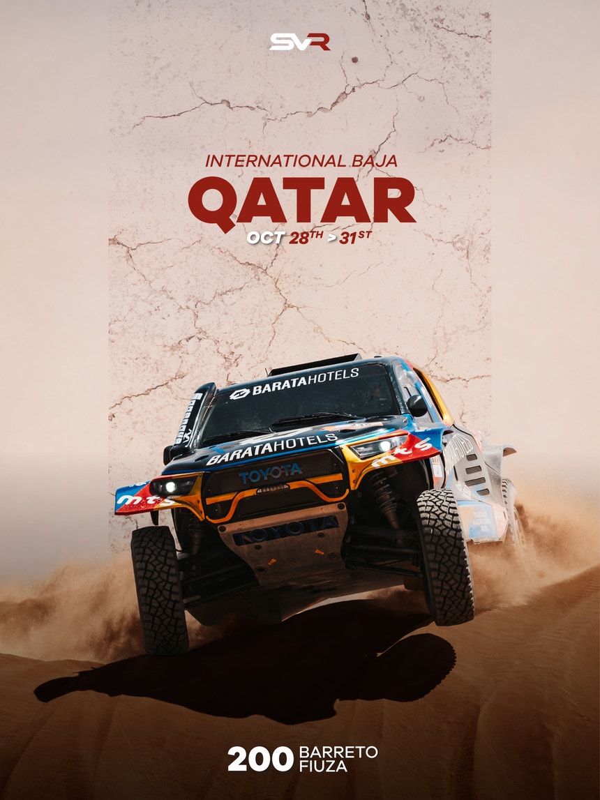 Francisco Barreto termina Baja do Qatar de todo-o-terreno em segundo lugar