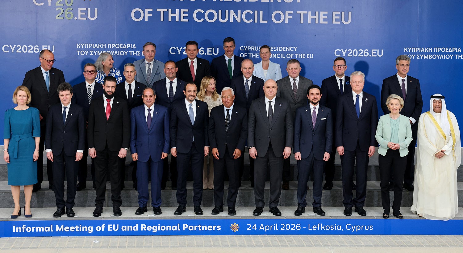 Ucrânia, defesa mútua, Médio Oriente e cooperação com os países do Golfo e marcaram a cimeira de Chipre