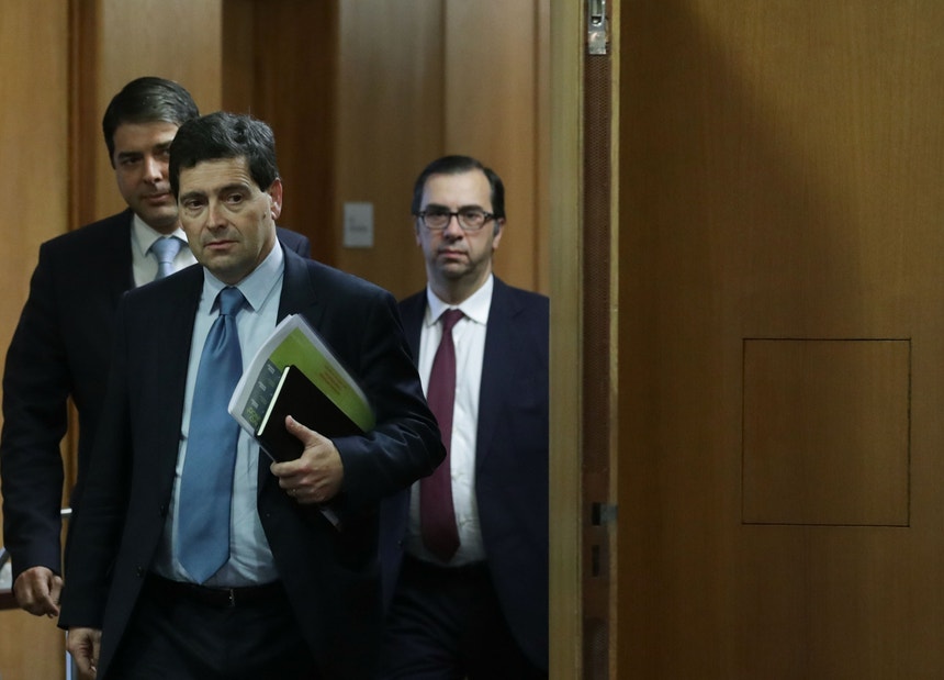 António Ramalho, antes de apresentar os resultados do Novo Banco relativos a 2018
