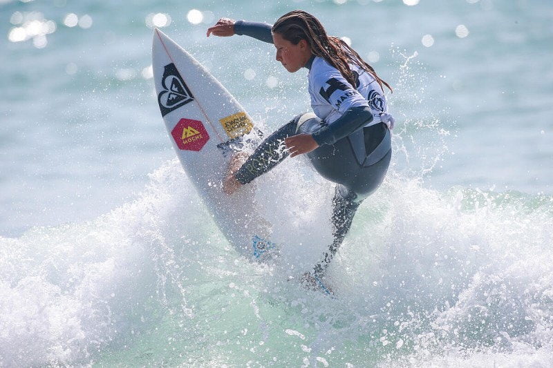 "Kika" Veselko está no quadro principal do Mundial de surf
